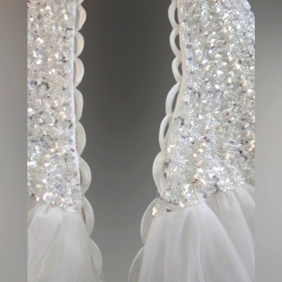 📣LikedPage 👑Elegant 👰 Ivory Strapless Formal Wedding Gown 💃NWOTags Size 4️⃣ - Picture 6 of 9